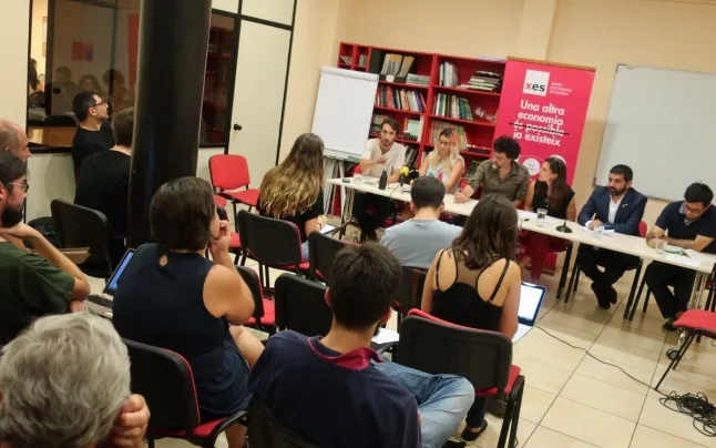 The World Social Forum of Transformative Economies was presented on 23th July.   Source: XES