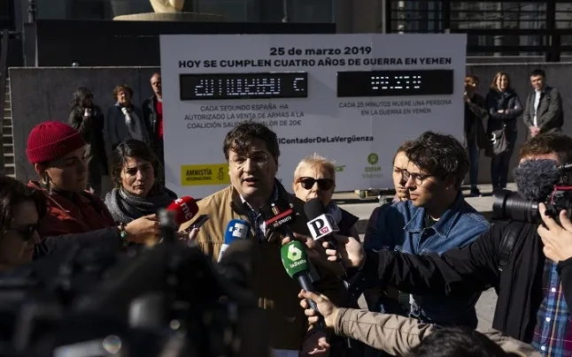 NGOs have denounced the Spanish government's complicity with Saudi Arabia in the Yemeni war.