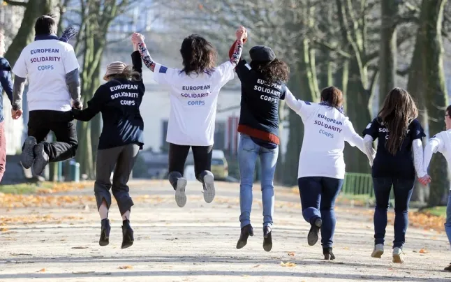 Most of international volunteering come mostly from Europe and the United States 