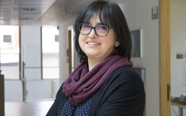 Pilar Polo, the person in charge of institutional relations in the Vicki Bernadet Foundation.
