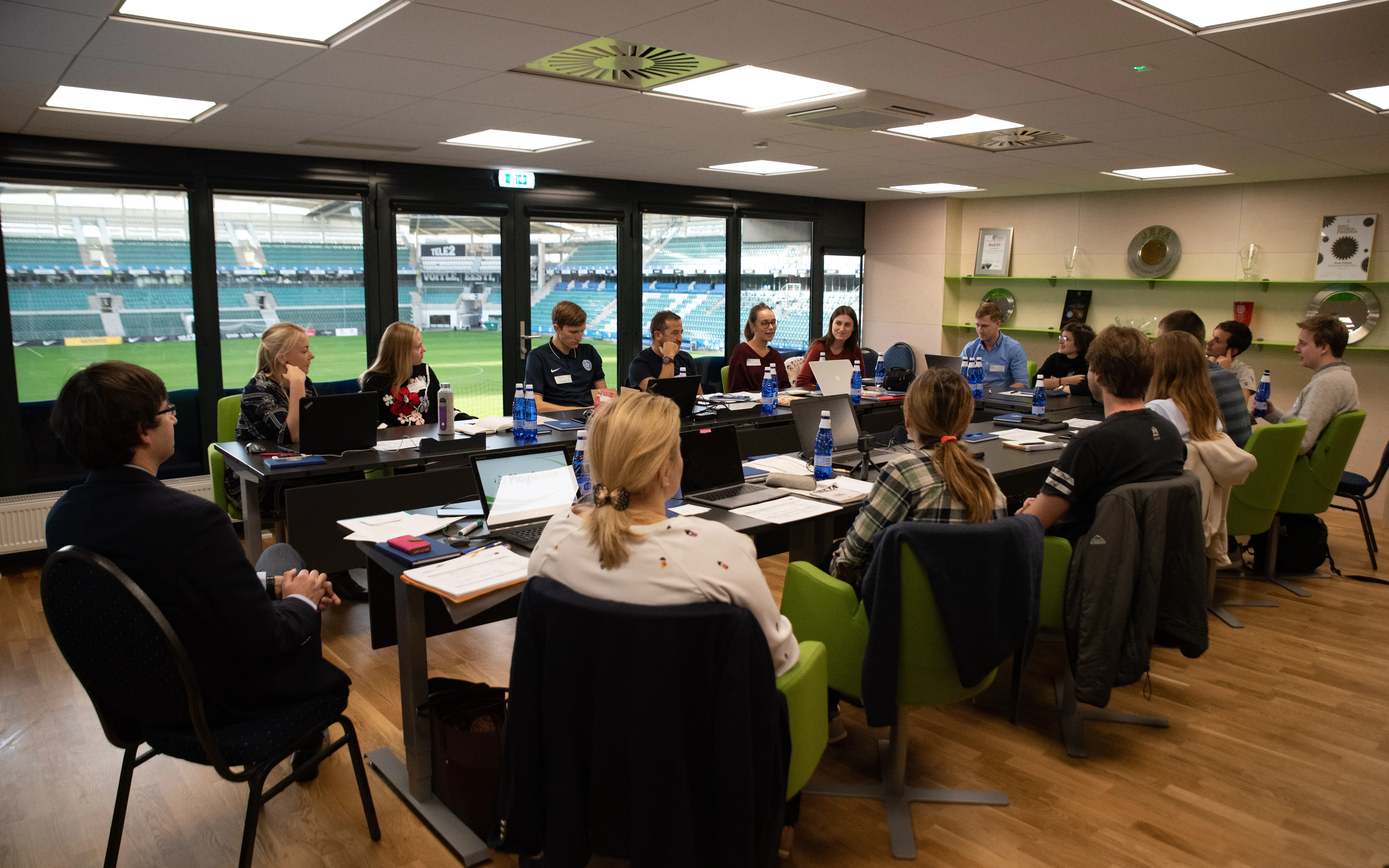The project partners will work to develop a ‘green’ football league. 