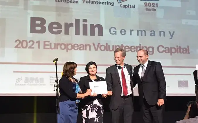 Berlin will host the European Volunteering Capital in 2021.