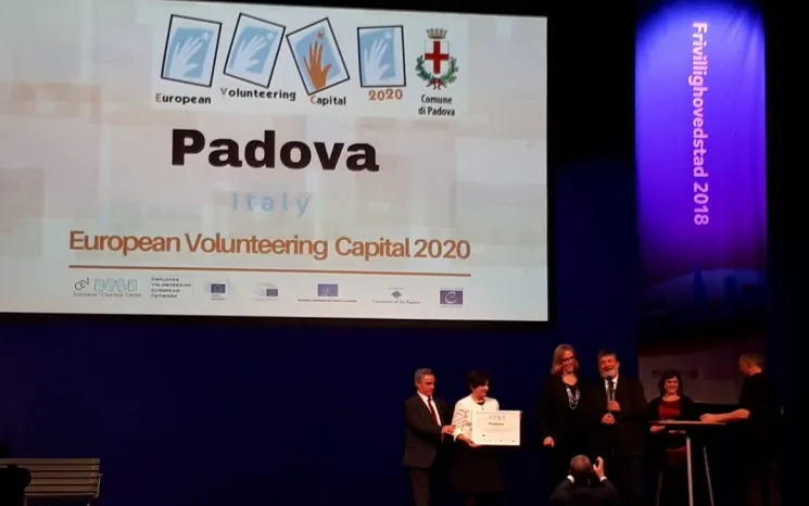 Padova was announced the European Volunteering Capital in 2018.