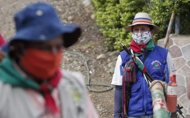 Indigenous communities are in preventive confinement. 