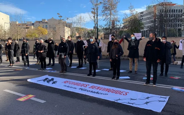 Girona Acull fights for the defense of the human rights of refugees.