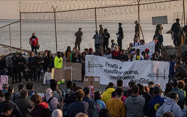 Fifteen people drowned on Tarajal beach in Ceuta trying to cross from Morocco.
