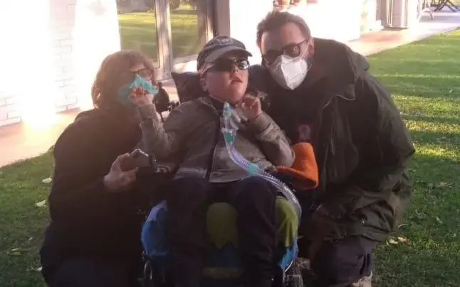 Lluc suffers from myotubular myopathy, a rare disease that affects skeletal muscles.