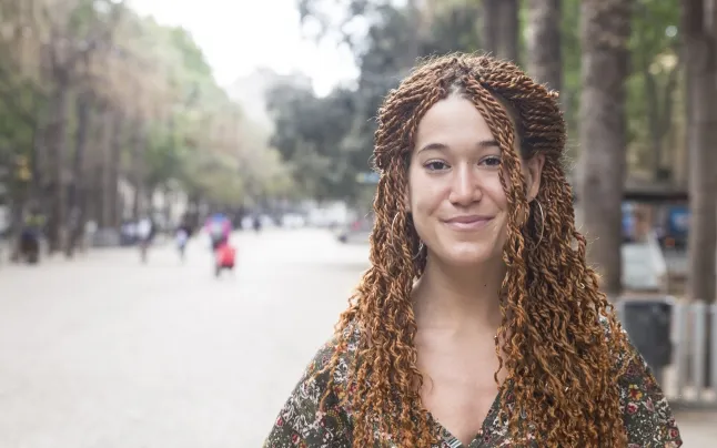 Laia Maldonado, founder of the organisation Un llapis per Ghana (A pencil for Ghana).