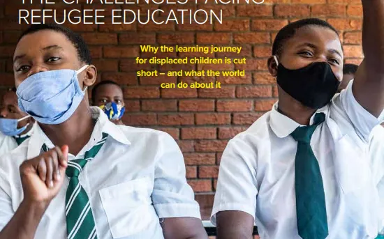 UNHCR has launched an Education report that calculate the number of out-of-school refugee children and the situations faced by these children.