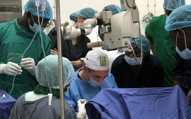 Training for visual health professionals is key to Ocularis' work.