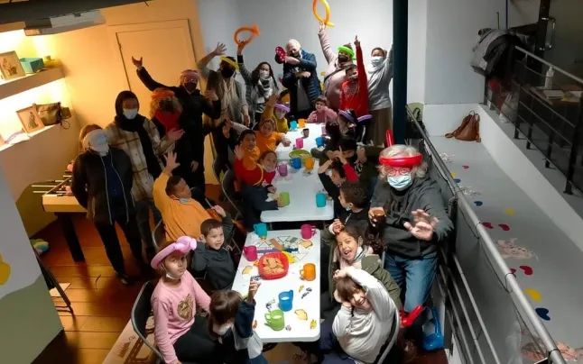 The Maria and Joseph center, linked to the organization, welcomes children in vulnerable situations. 