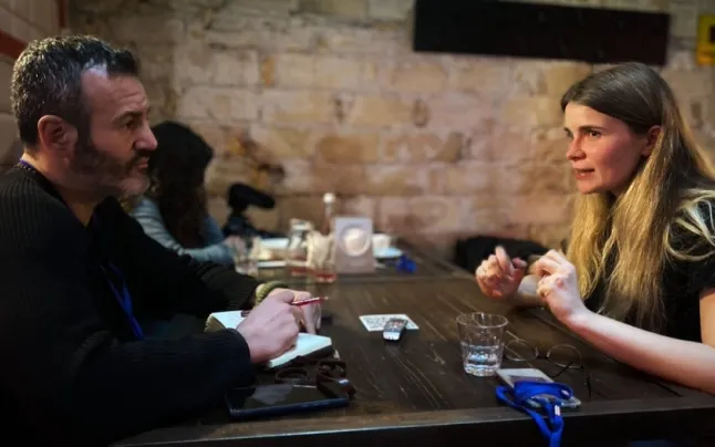 The joint mission of NOVACT and ICIP has interviewed about fifty people to get to know the non-violent actors first hand. 