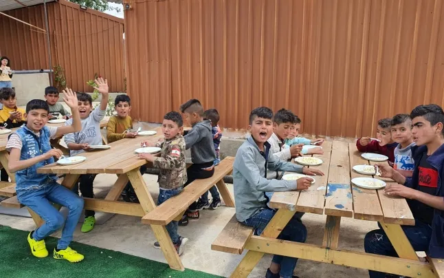 The educational center is located in the Bekaa Valley, in Lebanon.