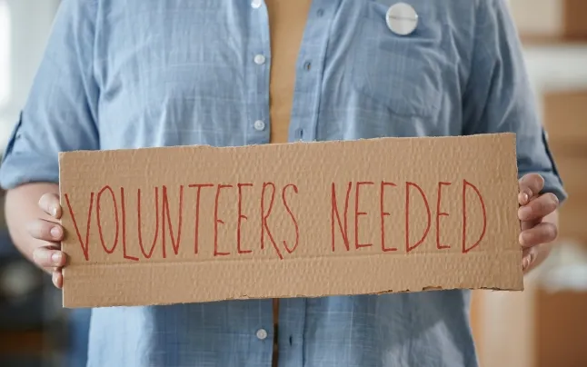 Volunteering plays a fundamental role in social cohesion. 