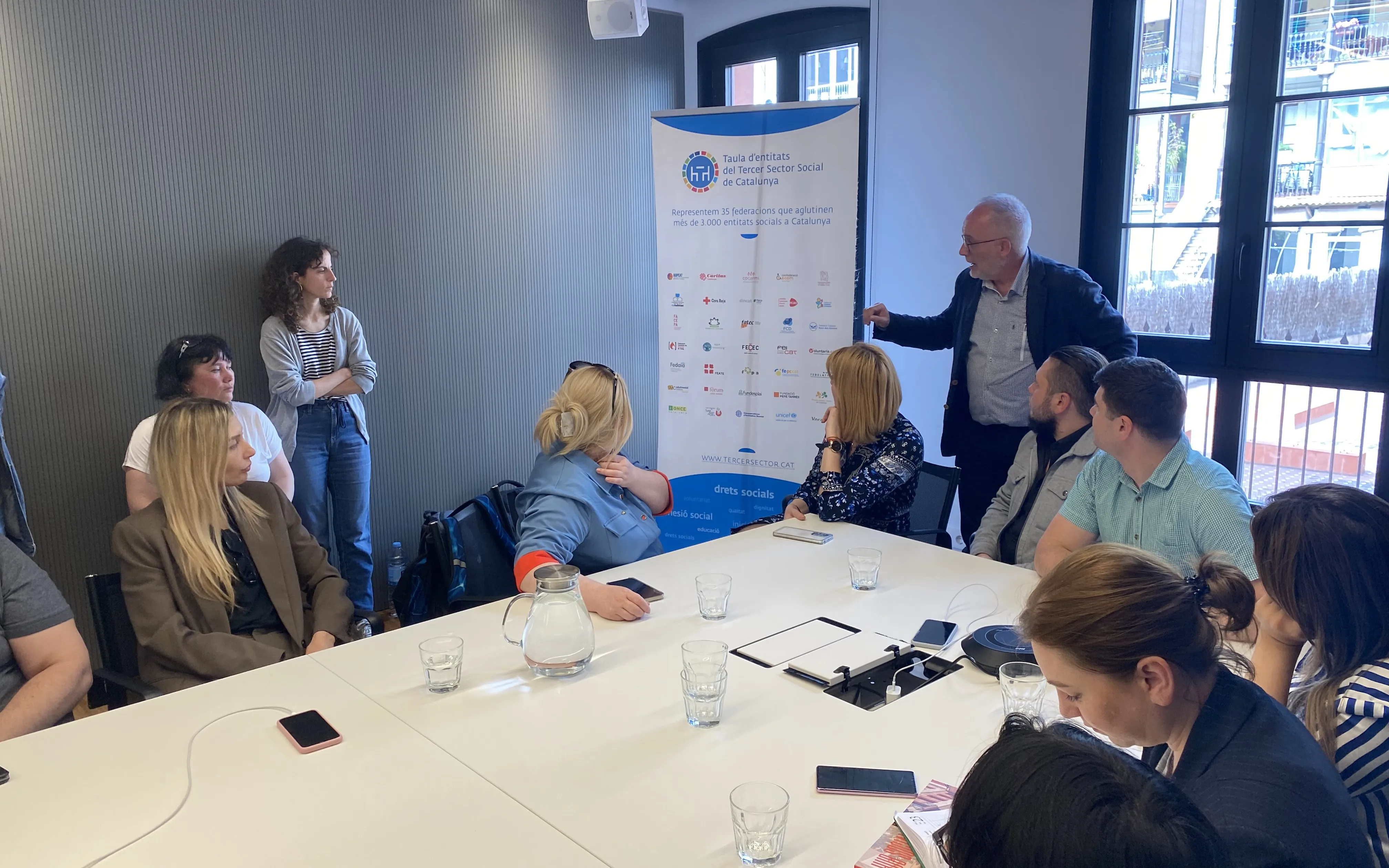 The Moldovan organizations visited Catalonia to learn  of Catalan inclusion enterprises.