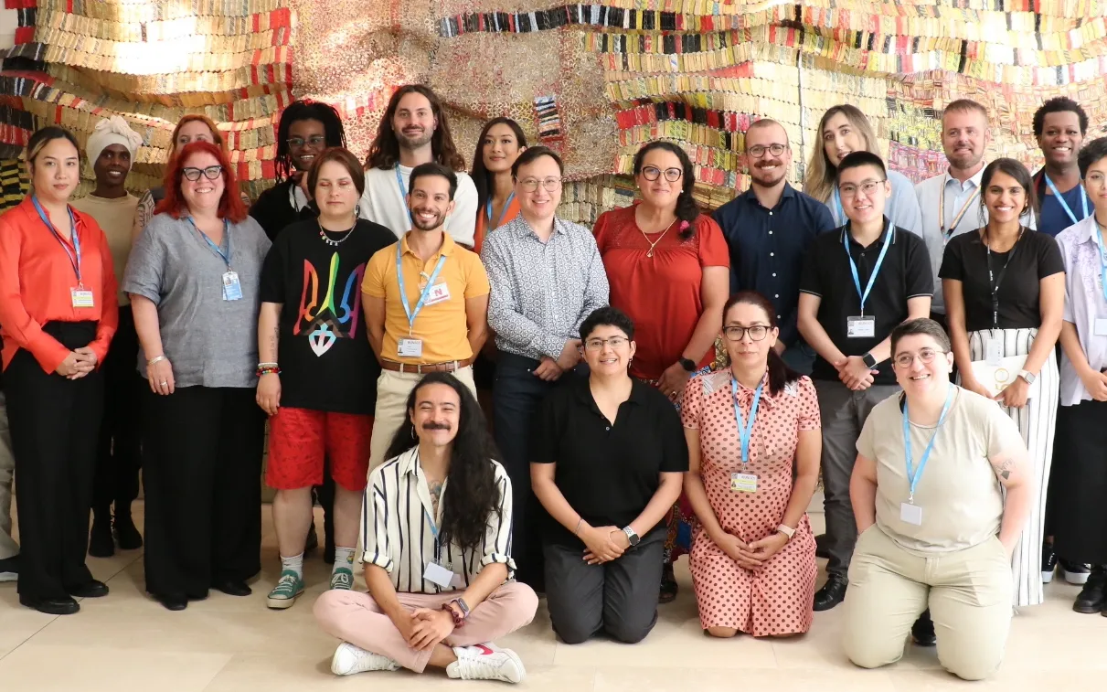 Trans Advocacy Week delegates and organizers with UNAIDS Gender Equality, Human Rights and Community Engagement team