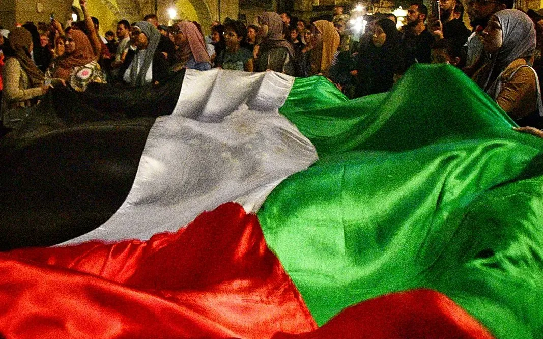 Throughout Catalonia, there have been mobilizations in solidarity with the Palestinian people.