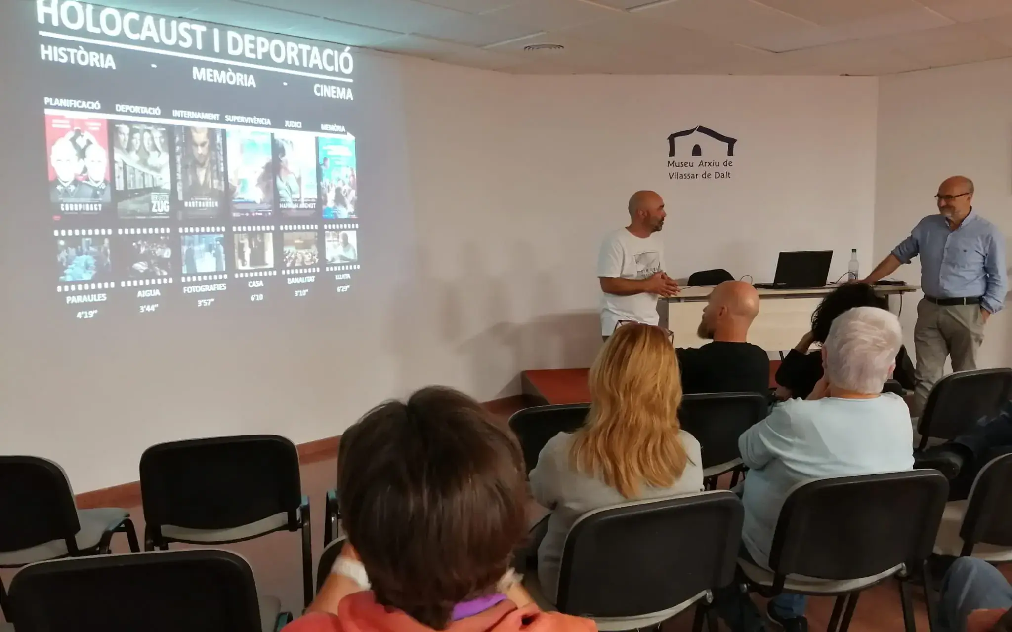 Film workshop 'Holocaust and Deportation' in a locality of the network.