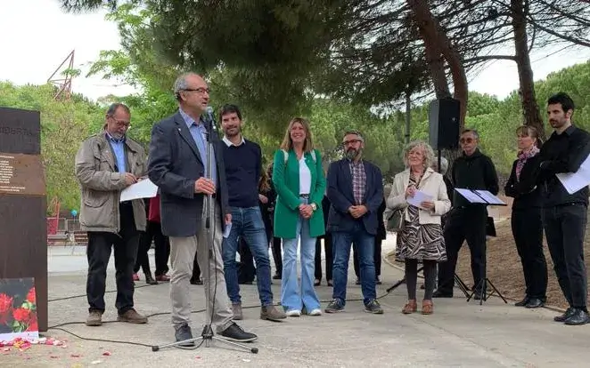 Tribute to the deportees of Sant Feliu de Llobregat.