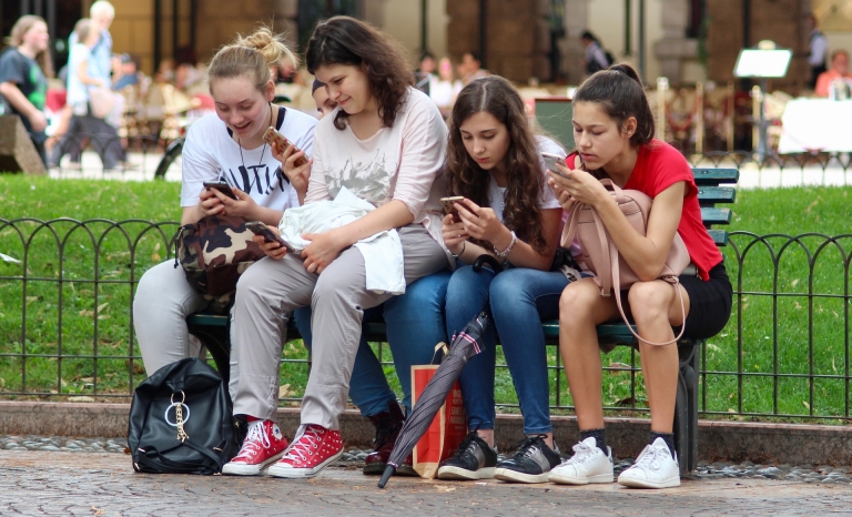 90% of teenagers connect to the internet every day. 