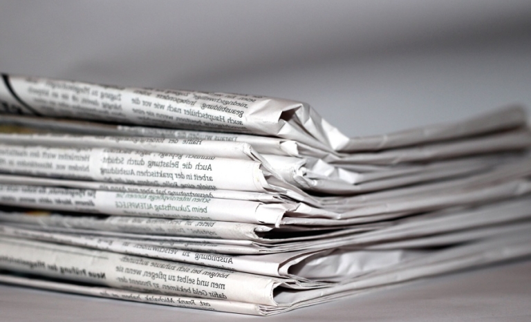 Newspapers. Photo: Wikimedia