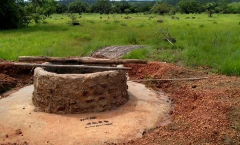 The IJG has been able to build a new well in the village of Sahoro.