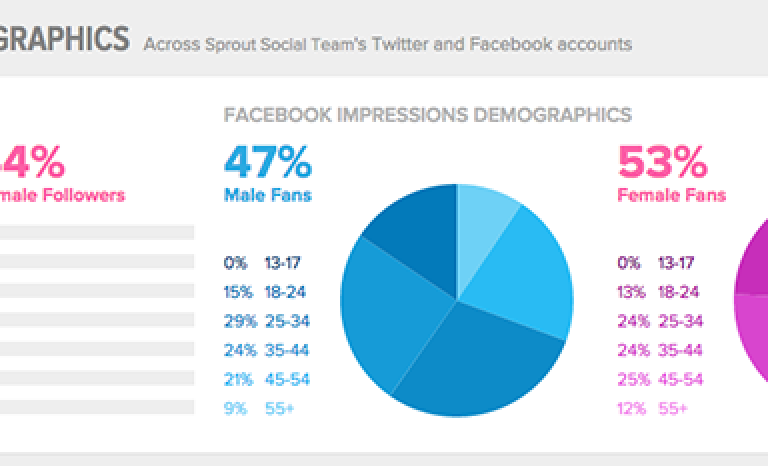 Statistical data on followers on the social media / Image: sproutsocial.com