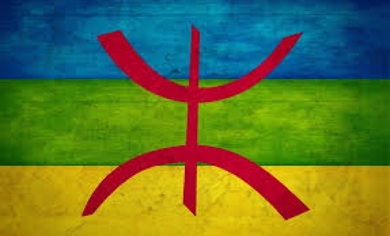 Amazigh flag. 