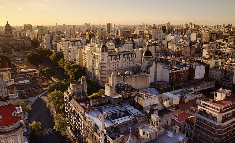 Buenos Aires, the first welcoming city in Argentina. Photo: Wikipedia
