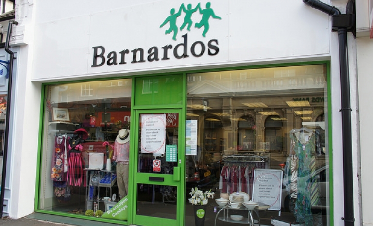 Barnardo's charity shop / Photograph: Alwyn Ladell, Flickr