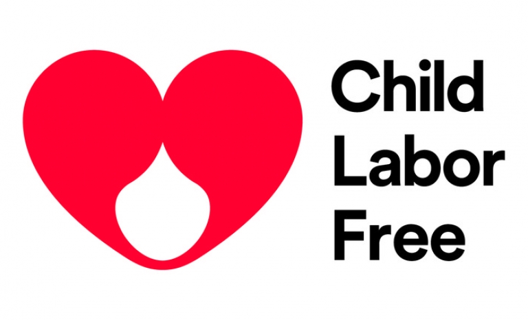 Child Labor Free banner and logo