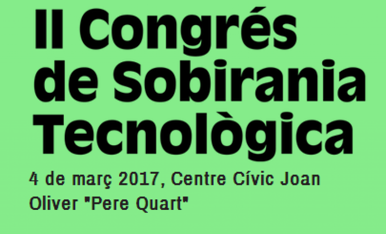 It will take place on 4th March at the Community Center Joan Oliver «Pere Quart» in Barcelona / Image: sobtec.cat