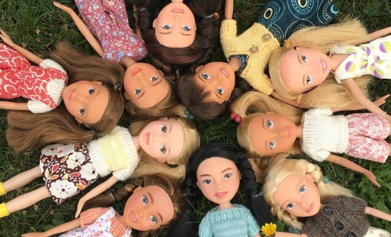 Some of the dolls created by Singh. Photo: Instagram