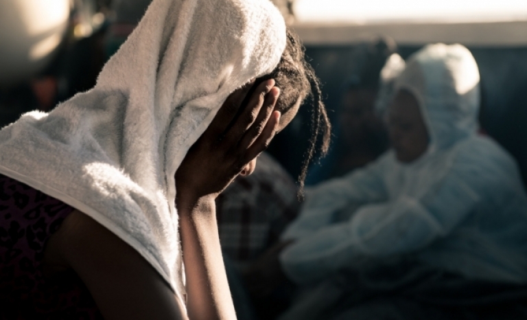 Eritrean woman. Photo: Gabriele François Casin, MSF
