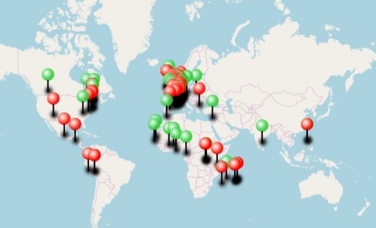 Events map. Image: Stop Poverty 
