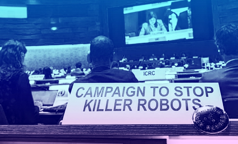 The #StopKillerRobots campaign aims to mobilize society and pressure governments to take action before it's too late.
