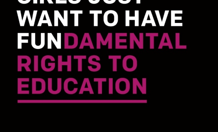 Girls just want to have fundamental rights to education. Image: #GirlsCount