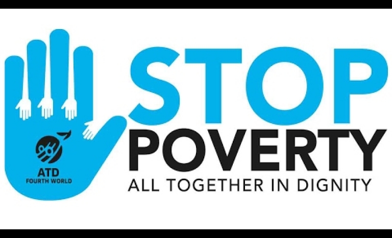 Logo from Stop Poverty. Image: Stop Poverty