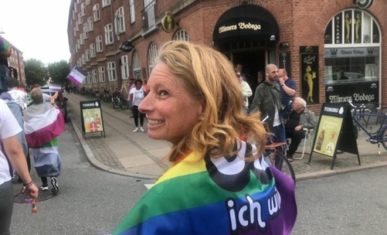 Maria von Känel fights for LGBT + rights organizations in Switzerland. 