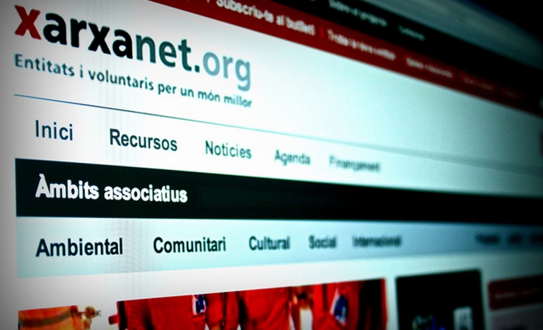 Xarxanet.org main page