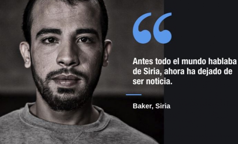 Baker is one of these people who explains his story on Siria App.   Source: Siria App