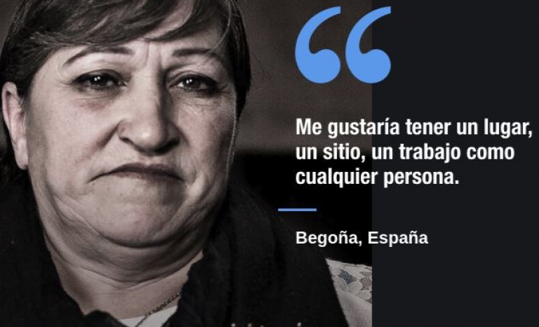 Begoña is another person who explains her story on Siria App.   Source: Siria App