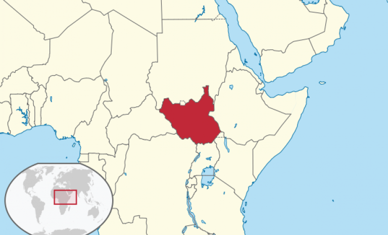 Sout Sudan location. Image: Wikipedia