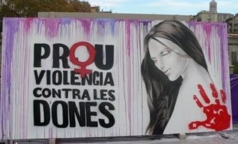 Wall against male violence. 