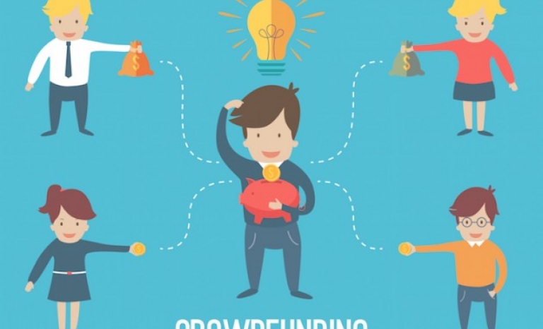 Crowdfunding. Image: Wikipedia