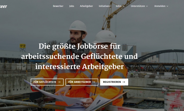 Workeer: A digital job bank giving work to refugees in Germany / Image: workeer.de