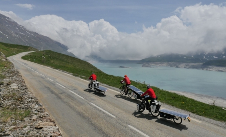 Participants crossed up to 28 countries, cycling more than 10,000 km.
